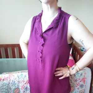 Sleeveless loft blouse